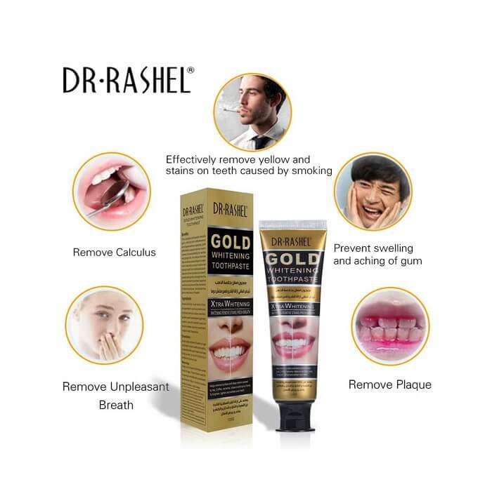 Dr. Rashel Gold Xtra Whitening ToothPaste in AjmanShop 