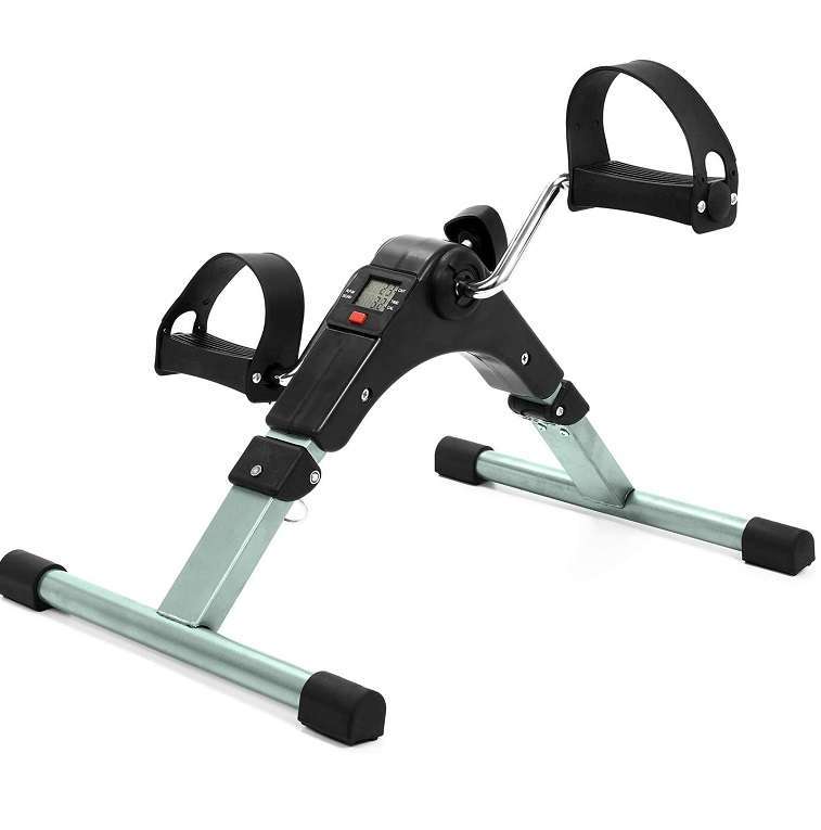 Folding Fitness Pedal Stepper Exercise Machine LCD Display-Ajmanshop