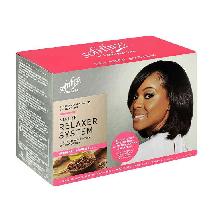 Sofn'Free No-Lye Jamaican Black Castor & Flaxseed Relaxer System Regular Kit In AjmanShop