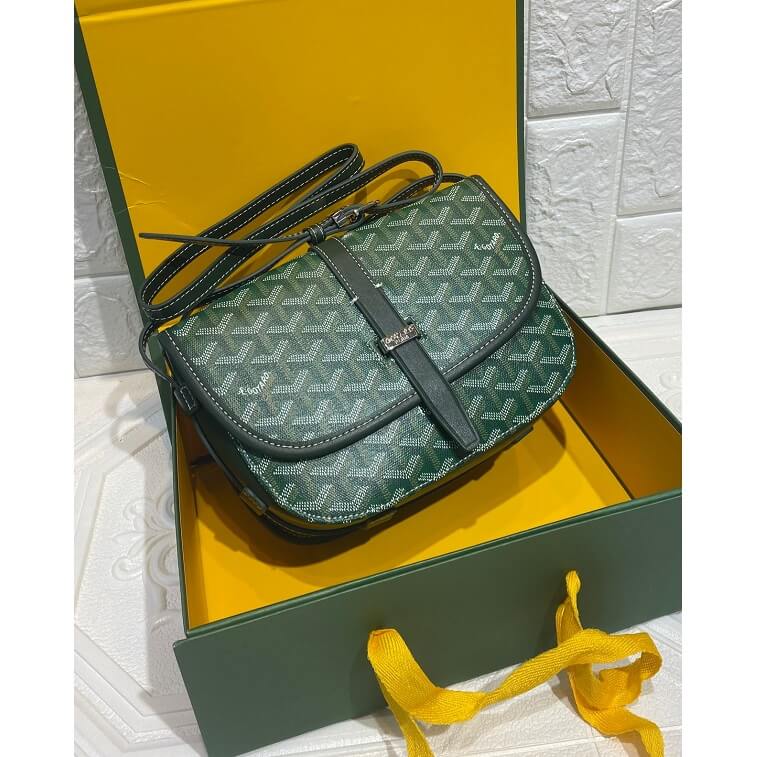 Goyard Shoulder Printed Bag for Ladies Green in AjmanShop