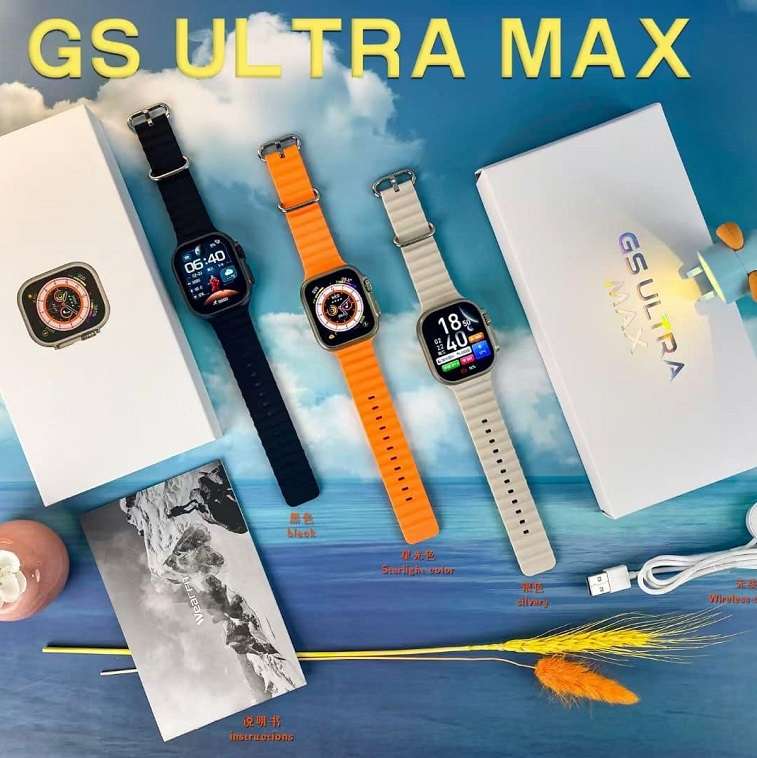 GS Ultra Max Smart Watch, Full Screen Touch 49mm Smartwatch-Ajmanshop