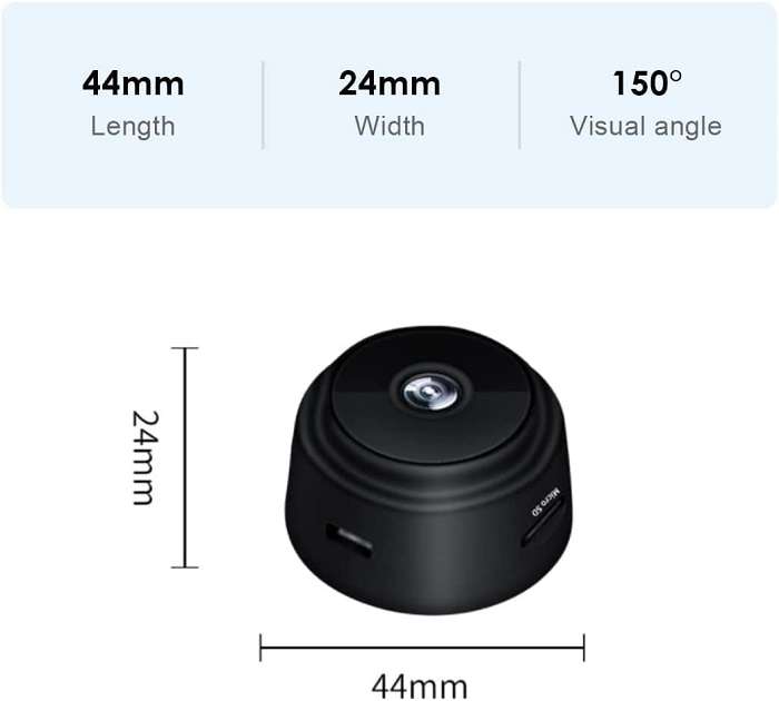 Small Hidden Camera with Audio Secret in AjmanShop