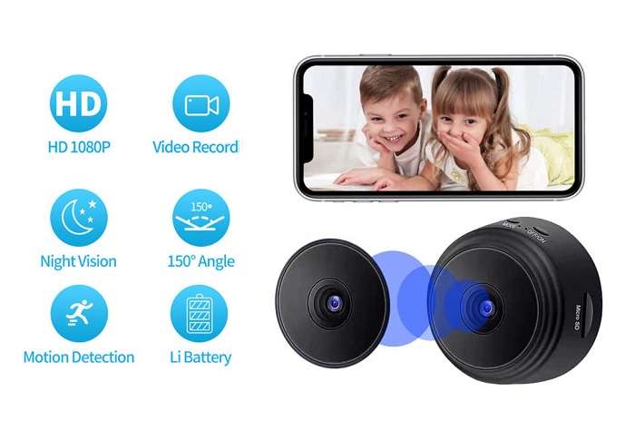 Small Hidden Camera with Audio Secret in AjmanShop