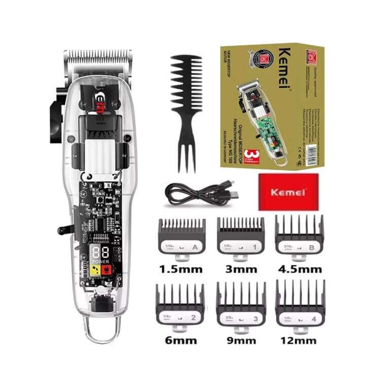 kemei NG108 Cordless Hair Trimmer-Ajmanshopp (1)