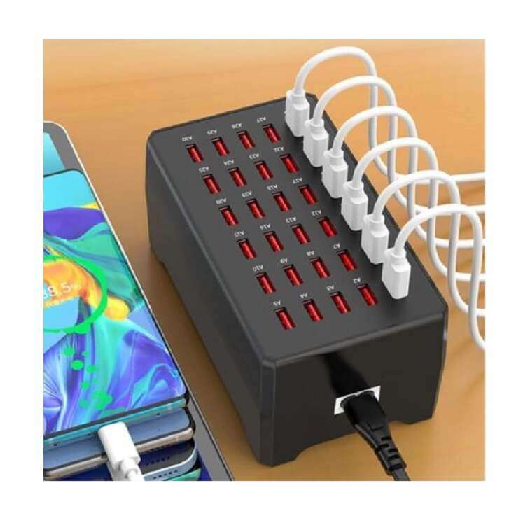 30 Ports USB Charger Station Dock Charging Socket - AjmanShop