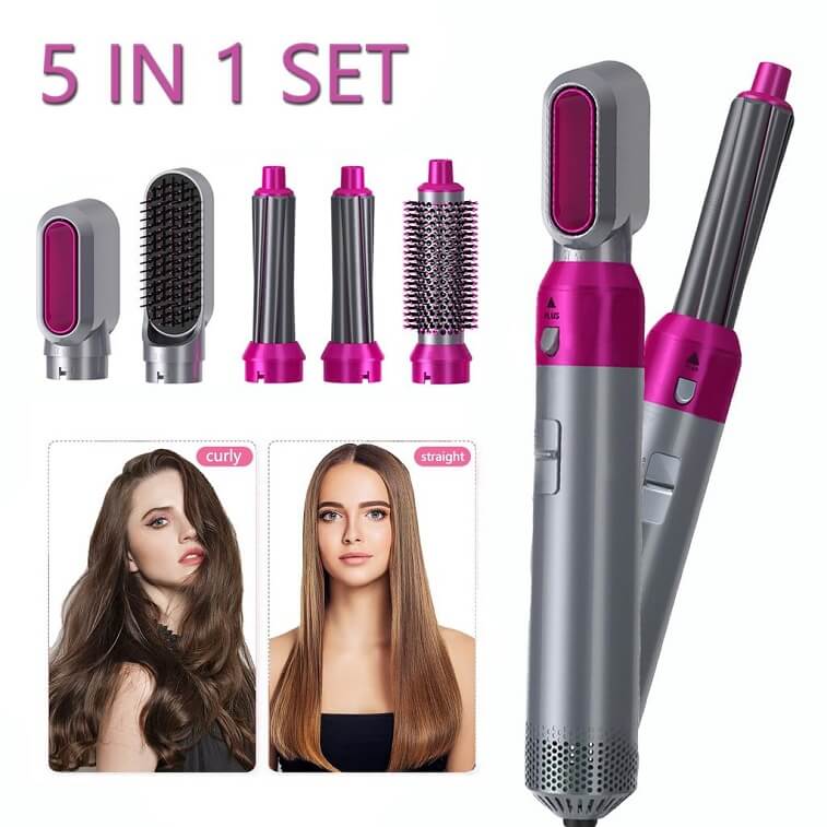 5 In 1 Set Hot Air Brush in Ajman Shop Dubai