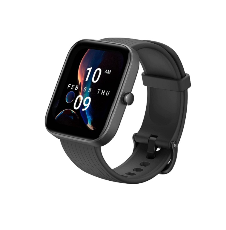 Amazfit BIP 3 Pro Smart Watch Black - AjmanShop