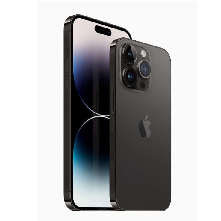 Apple iPhone 14 Pro Max SmartPhone 256 GB Mobile Phone Black - AjmanShop