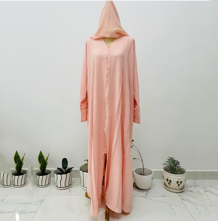 Baby Pink Abaya - AjmanShop