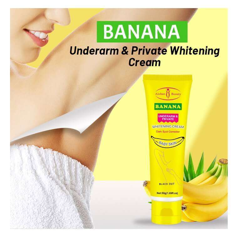 Banana Underarm Private Parts Glowing and Whitening Cream- AjmanShop