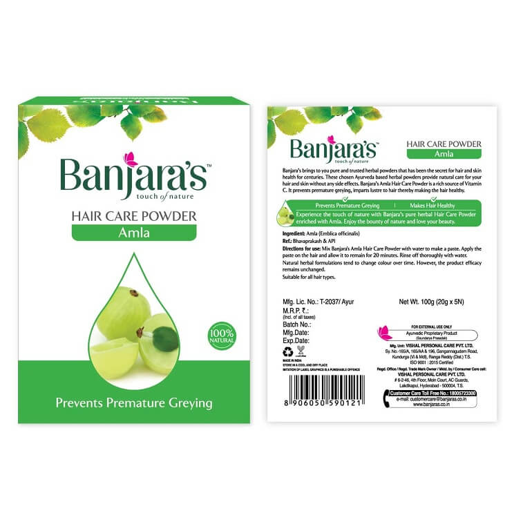 Banjaras Amla Hair Care Powder