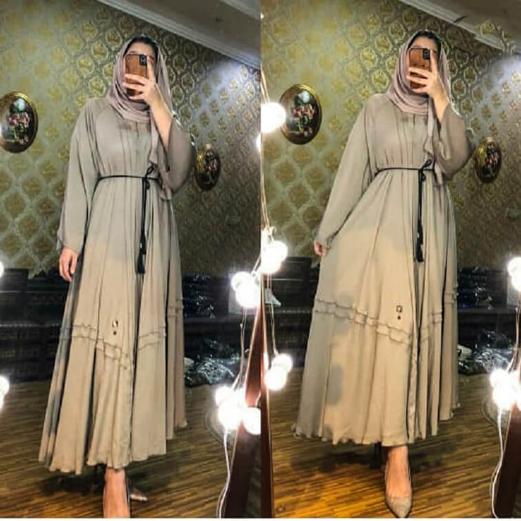 Beige Abaya - AjmanShop