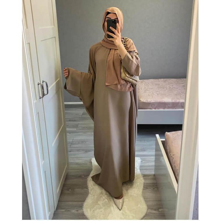 Beige Abaya - AjmanShop