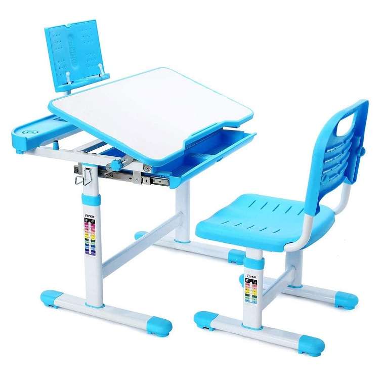 Blue Kids Desk - AjmanShop