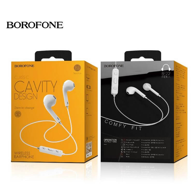 Borofone BE22 Bluetooth Headphone Neck hanging Headphone Fashion Sport Earphone Wireless Music Headphone 1