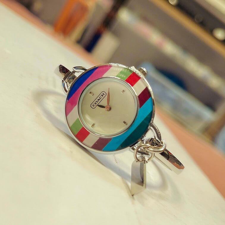 Coach Phoebe Quartz Multicolor Bezel Watch- AjmanShop