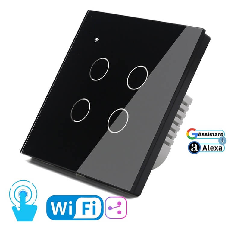 Creative 4 Gang Lighting Switch Remote - AjmanShop