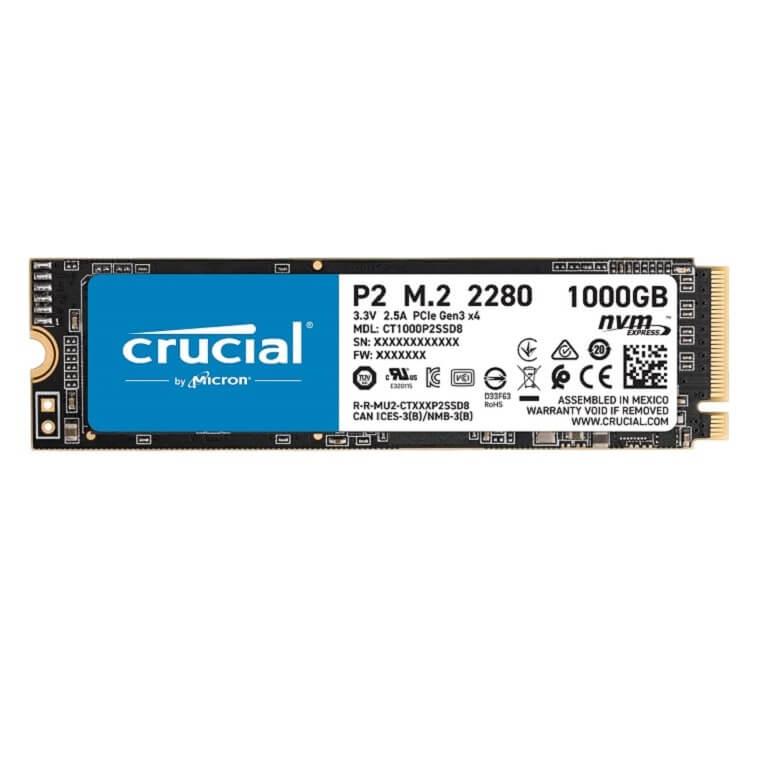 Crucial P2 1TB 3D NAND NVMe PCIe M.2 SSD in Ajman Shop Dubai