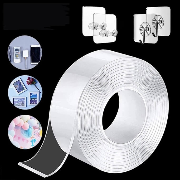 Double Sided Nano Reusable Magic Adhesive Tape - AjmanShop