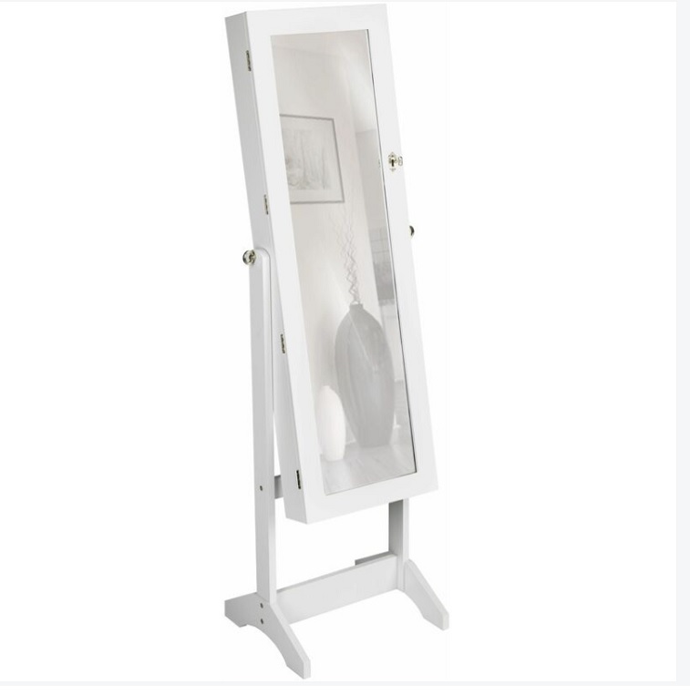 Elegant Design Jewellery Cabinet Box with Mirror White in Ajman Shop Dubai