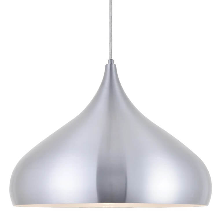 Elegant Lighting Circa Wide Pendant with an Aluminum Shade Silver in Ajman Shop Dubai