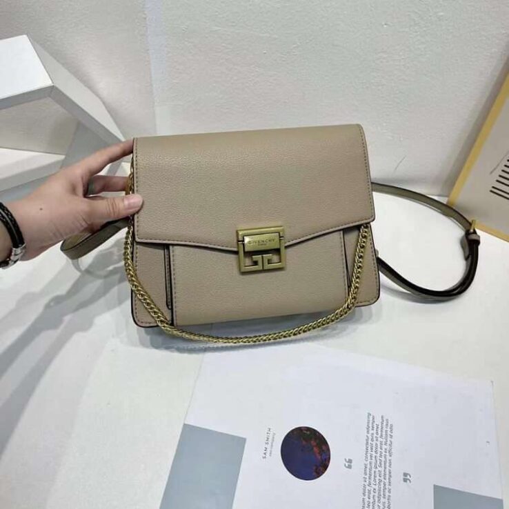 Givenchy Small GV3 Crossbody Bag Beige - AjmanShop