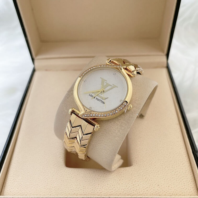 Louis Vuitton White Dial Color Watches For Women In UAE AjmanShop