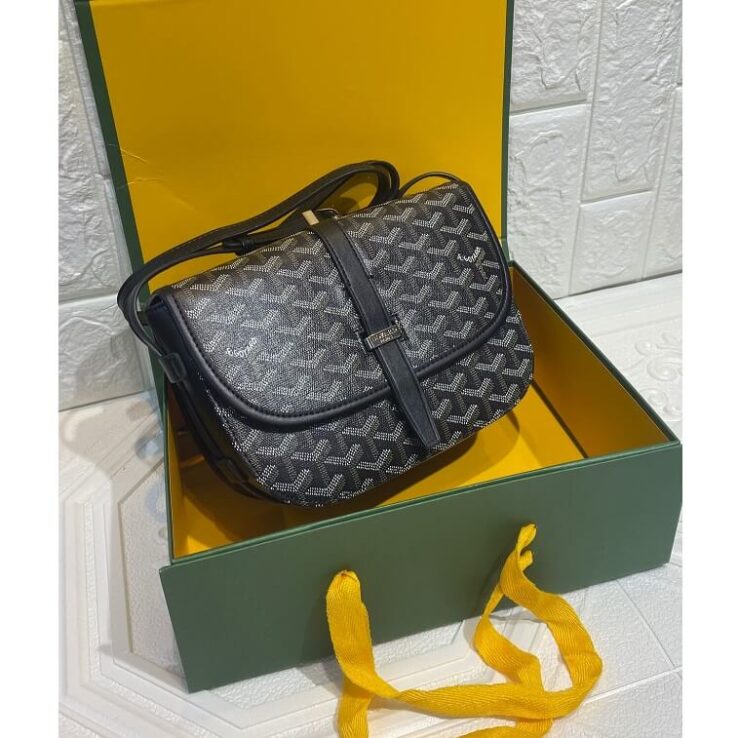 Goyard Shoulder Printed Bag for Ladies Black- AjmanShop