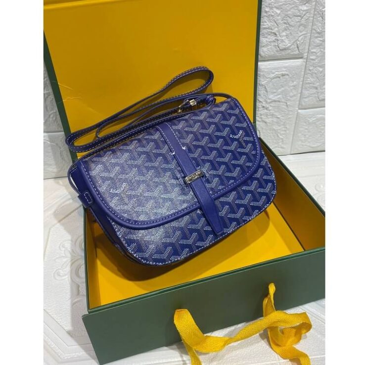 Goyard Shoulder Printed Bag for Ladies Navy Blue- AjmanShop