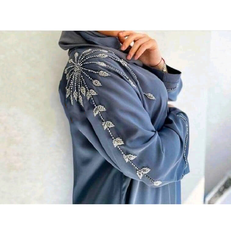 Grey Abaya - AjmanShop