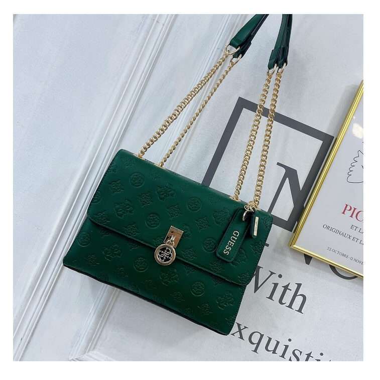 Guess Women Crossbody Green Bag - AjmanShop