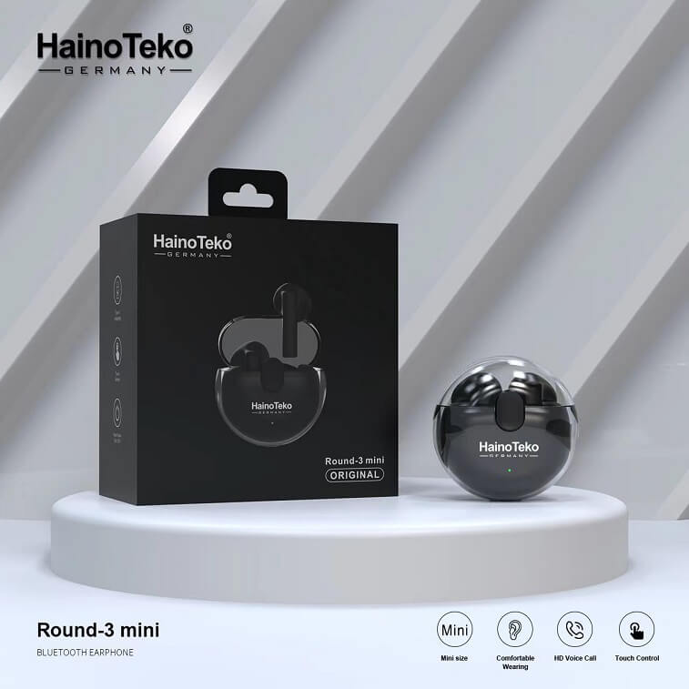 Haino Teko Round 3 Mini Sleep Buds Bluetooth Earphone Original 1