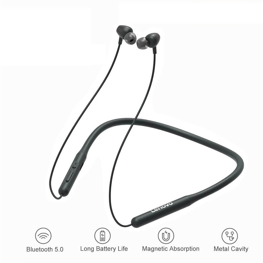 Lenovo H203 Neckband Wireless Earphone Bluetooth Headphones 1