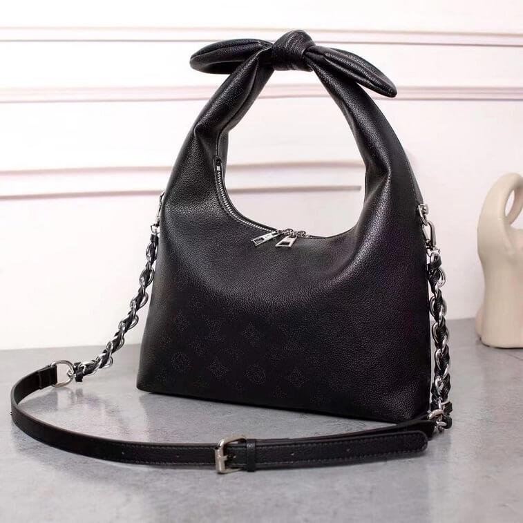 Louis Vuitton Why Knot Shoulder Bag for Ladies Black- AjmanShop