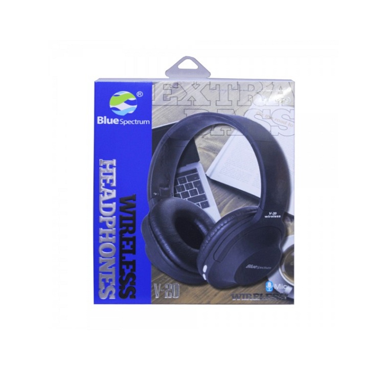 MP3 Bluetooth Blue Spectrum V 20 Headphone