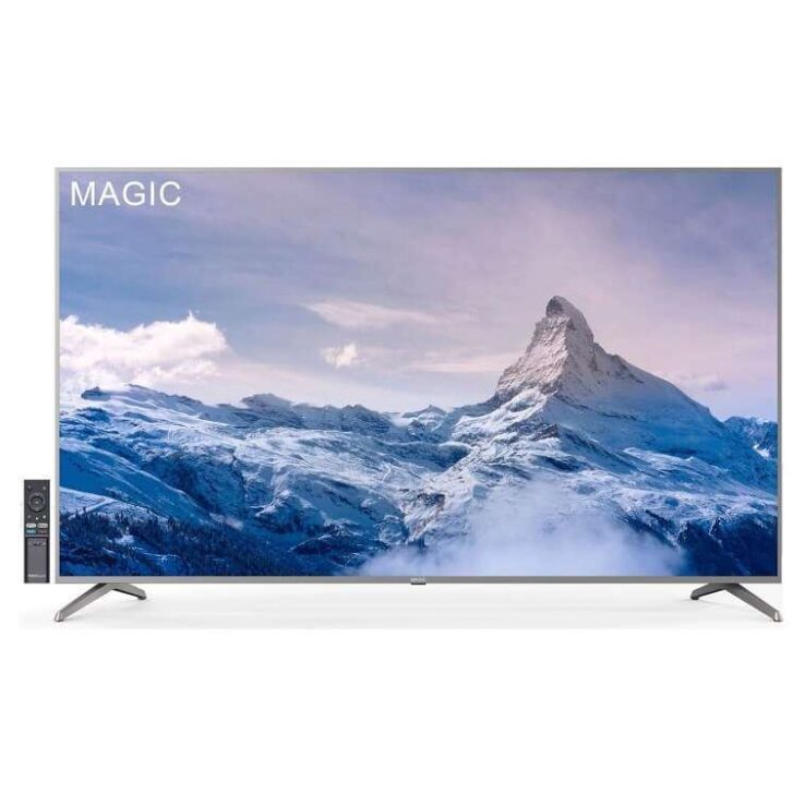 Magic Pro MG075DT20USB Full Ultra HD LED TV 75 Official Android LED TV Dolby Music System Black - AjmanShop
