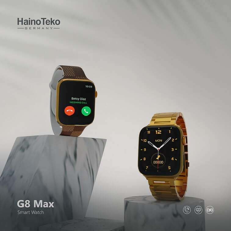 New Haino Teko G8 Max Include 2 Strap SmartWatch For Men Women - AjmanShop