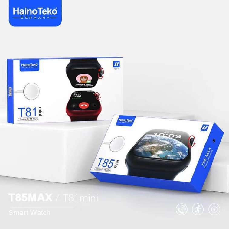 New Haino Teko T81 Mini Smartwatch With Magnetic charger - AjmanShop