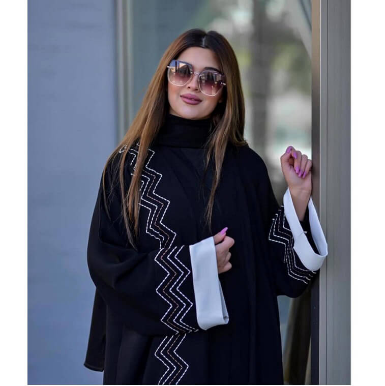 Nidha Hand Work Abaya - AjmanShop