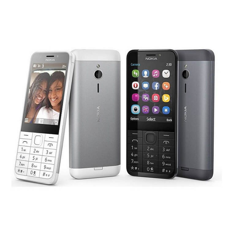 Nokia 230 2.8 inch screen 2G network 16 MB RAM 1