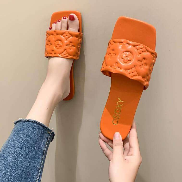 Orange Slipper - AjmanShop