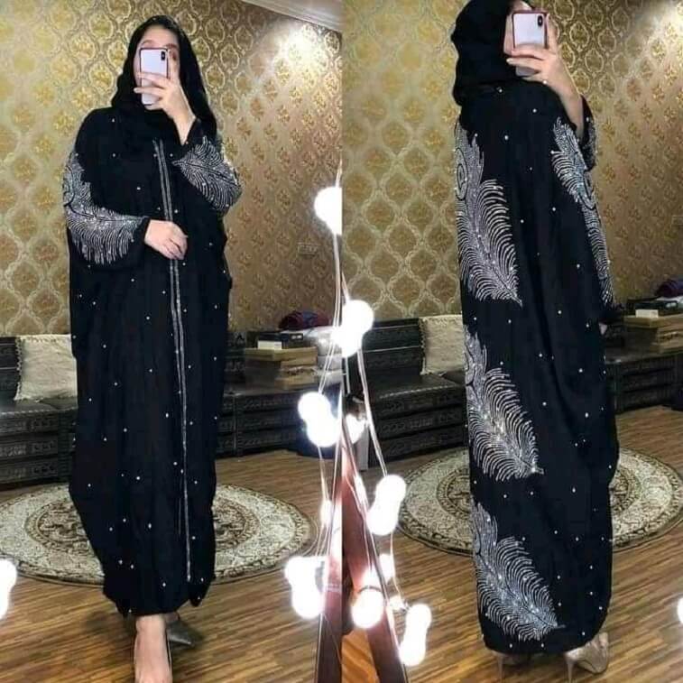 Party Abaya Black - AjmanShop