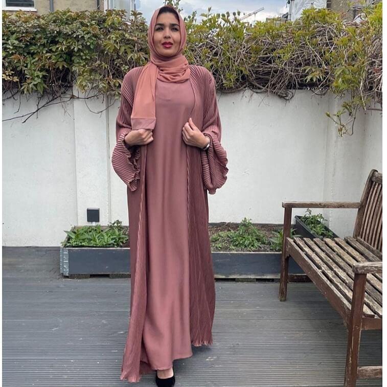 Peach Abaya - AjmanShop