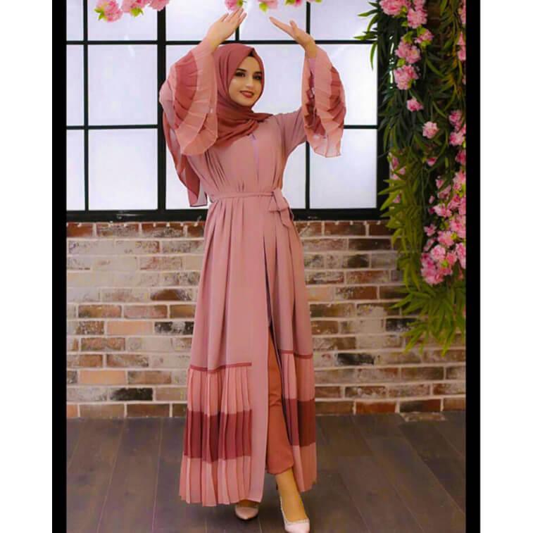 Peach Abaya - AjmanShop