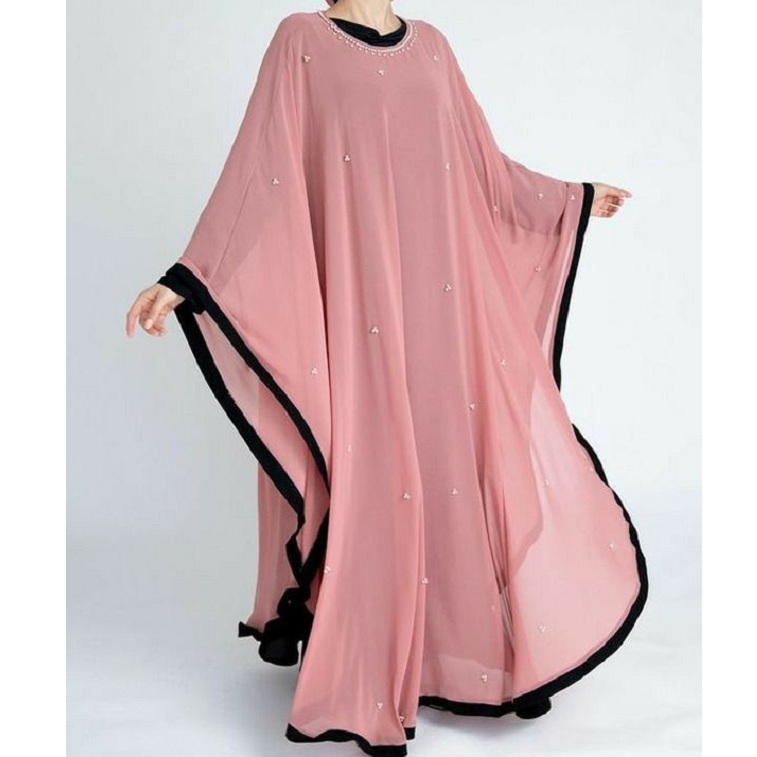 Peach Abaya - AjmanShop