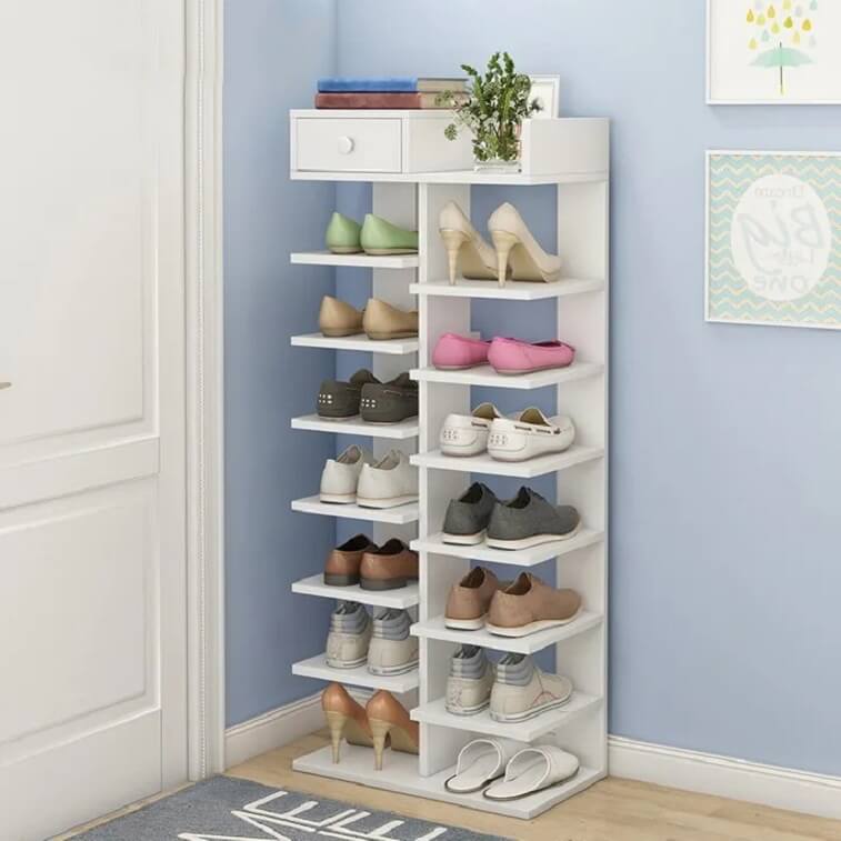 Shoe Rack White in Ajman Shop Dubai