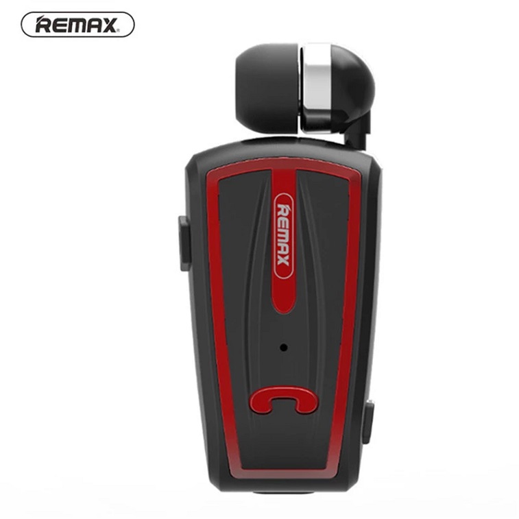 Remax RB T12 Clip On Bluetooth Headset Earphone for Iphone Android