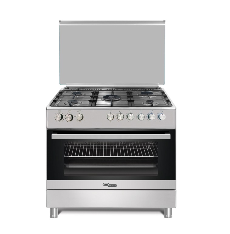 Super General 5 Gas Burners Cooker SGC9603FSHG