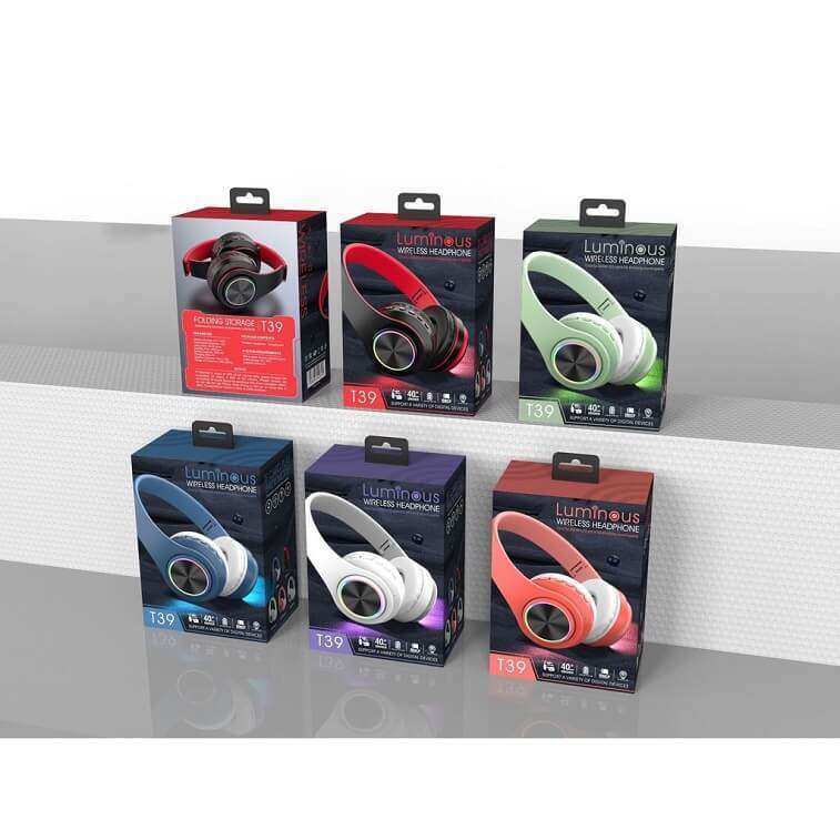 T39 Wireless Headset Bluetooth- AjmanShop