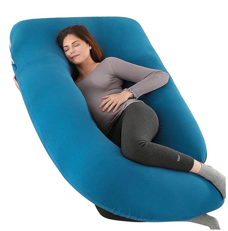 Top Chances Body Pillow 2 In 1 Pillow Two Legs For Easy Blue in Ajman Shop Dubai